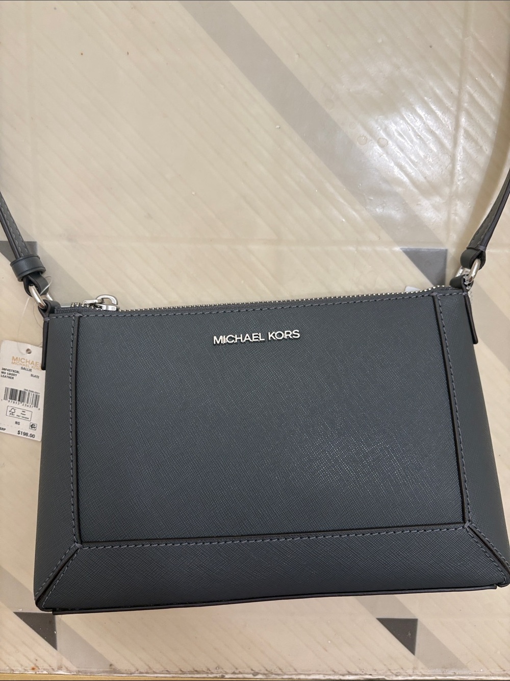Michael Kors Crossbody SALLIE Leather Shoulder Bag , nwt